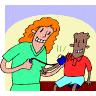 doctor with patient